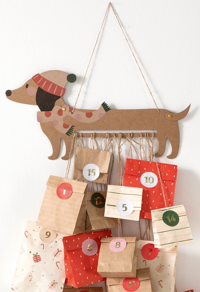 Adventskalender-Bastelset HUND