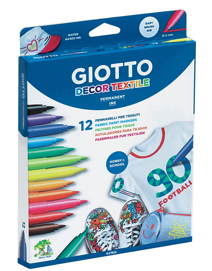 Textilmaler  GIOTTO 12er