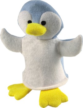 Geschenk-Waschhandschuh  Pinguin