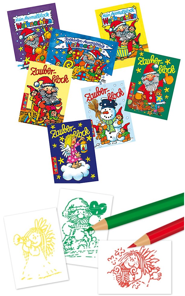 Geschenk-Zauberblock Weihnachten 1 St�ck