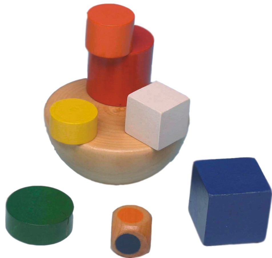 Geschenk-Balancierspiel Wackelturm