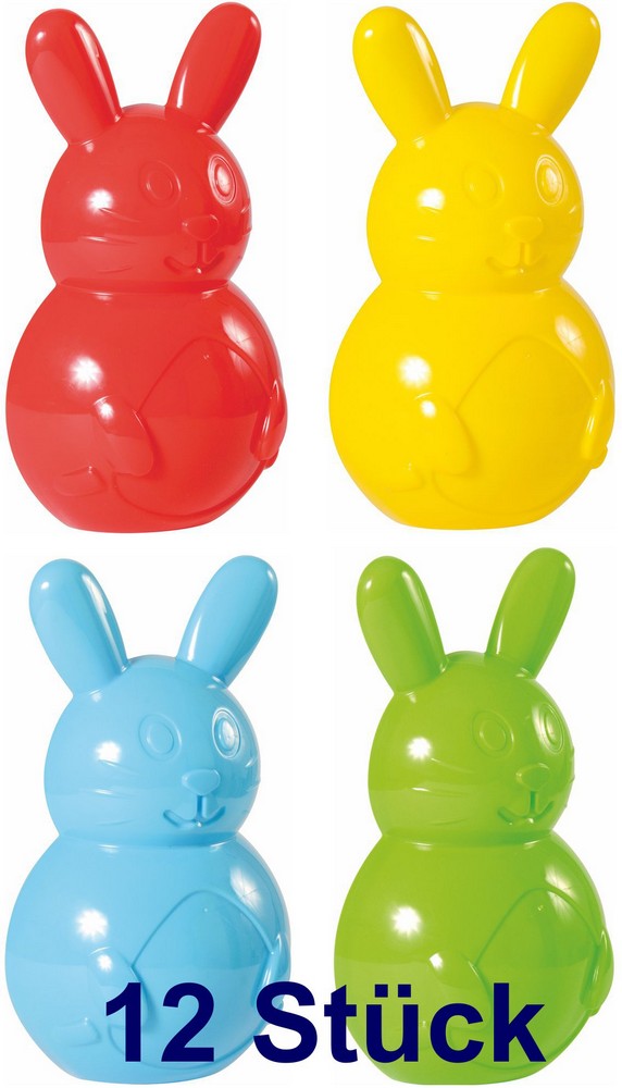 Geschenk-Sandform Hase gro� 12er Set