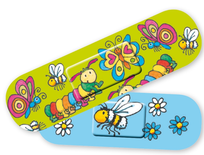 Geschenk-Pflasterbriefchen FR�HLING  10-tlg
